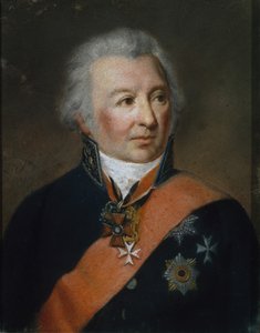 Porträt von Alexander Alexandrowitsch Sablukow 1749-1828, 1819 von Karl Wilhelm Bardou