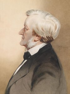 Porträt des deutschen Komponisten Richard Wagner von Karl Wilhelm Diefenbach