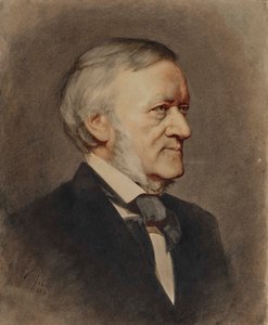 Porträt des Komponisten Richard Wagner von Karl Wilhelm Diefenbach