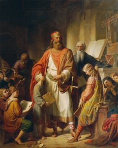 Karl der Große tadelt die schlechten Schüler, 1855