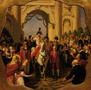 Der Einzug des Kaisers Franz I. (II.) von Österreich in Wien 1814