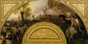 Der Kampf bei Piacenza 1746 von Karl von Blaas