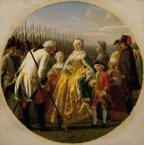 Die Musterung bei Solenau im Jahr 1749