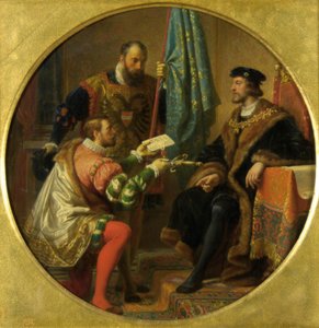 Kaiser Karl V. und König Franz I. bei Pavia 1525