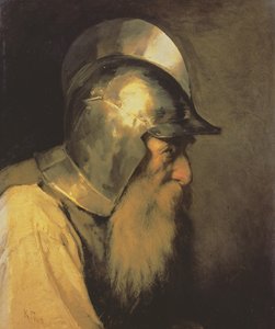 Ein alter Krieger aus der Zeit der Hugenotten, 1870 von Karlis Fridikh Huns