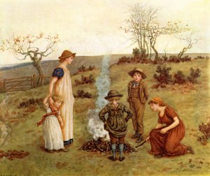Das Stockfeuer von Kate Greenaway