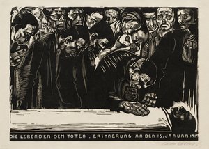 Gedenkblatt für Karl Liebknecht
