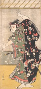 Kabuki-Schauspieler Otani Oniji III als Samurai, ca. 1792 von Katsukawa Shun