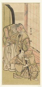 Schauspieler Nakamura Nakazo I und Ichikawa Danjuro V als Edelleute