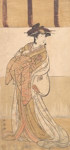 Nakamura Riko in der Rolle von Oiso no Tora, 2. Monat, 1782 von Katsukawa Shunjo