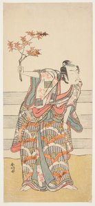 Schauspieler Ichikawa Monnosuke II in einer unbekannten Rolle von Katsukawa Shunkо̄