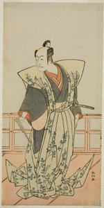 Der Schauspieler Ichikawa Danjuro V in einer nicht identifizierten Rolle von Katsukawa Shunkо̄