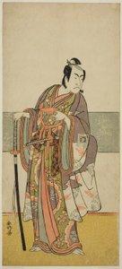 Der Schauspieler Ichikawa Monnosuke II in einer unbekannten Rolle von Katsukawa Shunkо̄