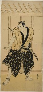 Der Schauspieler Sawamura Sojuro III als Soga no Dozaburo (?) von Katsukawa Shunkо̄