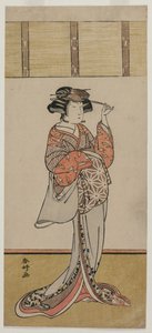 Iwai Hanshiro IV als Oiso no Tora, ca. Mitte der 1770er Jahre