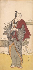 Der Schauspieler Matsumoto Koshiro 4. als Mann, ca. 1780 von Katsukawa Shunko