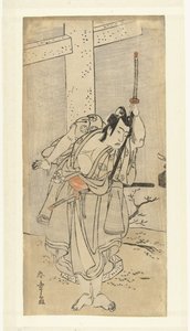 Schauspieler Bando Mitsugoro I in der Rolle von Umeomaru