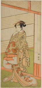 Der Schauspieler Nakamura Noshio I in einer unbekannten Rolle von Katsukawa Shunsho