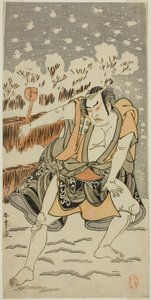Der Schauspieler Otani Hiroji III in einer nicht identifizierten Rolle von Katsukawa Shunsho