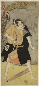 Der Schauspieler Sawamura Sojuro II als Gesetzloser von Katsukawa Shunsho