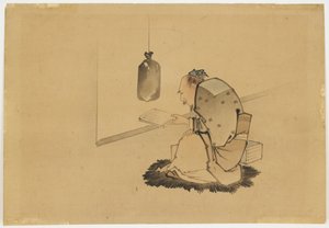 Gelehrter liest am Fenster, ca.1850