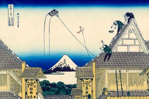 Eine Skizze des Mitsui-Geschäfts in Suruga in Edo, 1830-1833