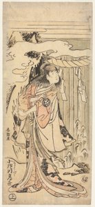 Ein Schauspieler in Frauenrollen von Katsushika Hokusai