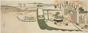 Bootspartien auf dem Sumida-Fluss
