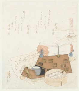 Die Kussmuschel von Katsushika Hokusai