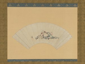 Der betrunkene Asaina von Katsushika Hokusai