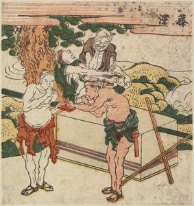 Fujisawa, ca. 1804 von Katsushika Hokusai