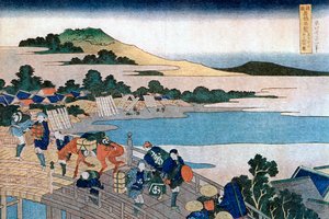 Fukui-Brücke, Provinz Echizen, c1785-1849