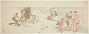 Kräuter sammeln von Katsushika Hokusai