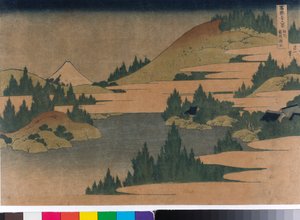 Hakone-See in der Präfektur Sagami von Katsushika Hokusai