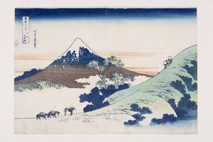 Inume-Pass in der Provinz Kai von Katsushika Hokusai