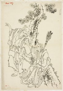 Jo und Uba; Thema von Takasago, ca. 1815-49