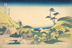 Unteres Meguro Shimo Meguro, aus der Serie Sechsunddreißig Ansichten des Berges Fuji, ca. 1830-32