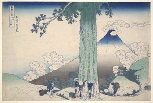 Mishima-Pass in der Provinz Kai, aus der Serie Sechsunddreißig Ansichten des Berges Fuji von Katsushika Hokusai