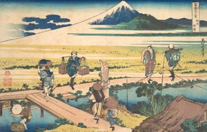Nakahara in der Provinz Sagami, aus der Serie Sechsunddreißig Ansichten des Berges Fuji von Katsushika Hokusai