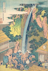 Roben-Wasserfall bei Oyama in der Provinz Sagami aus der Serie