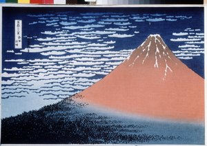 Roter Fuji (aus der Serie 36 Ansichten des Berges Fuji)