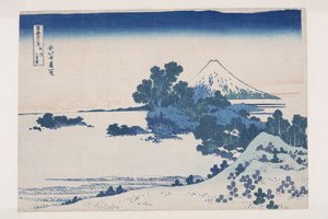 Sieben-Meilen-Strand in der Provinz Sagami von Katsushika Hokusai