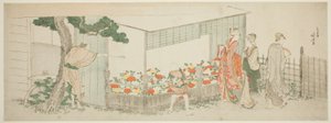 Die Pfingstrosenschau von Katsushika Hokusai