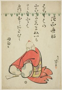 Der Dichter Sojo Henjo, aus der Serie Sechs unsterbliche Dichter von Katsushika Hokusai