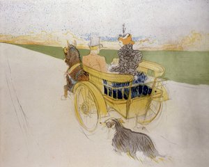 Ohne Titel. Henri de Toulouse Lautrec (1864 - 1901). Petiet Museum, Limoux. von Alec Hunter