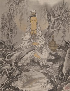 Weißgekleidete Kannon, ca. 1887