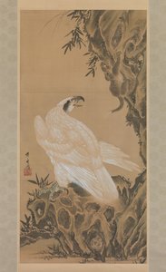 Weißer Adler beobachtet einen Berglöwen, 1885
