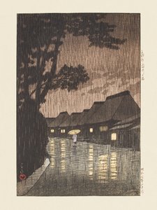 Regen in Maekawa, Provinz Sagami (1932)