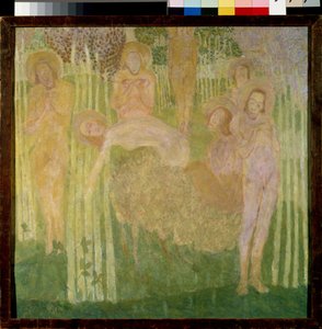 Skizze für ein Fresko von Kazimir Severinovich Malevich