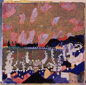 Kleine Stadt von Kazimir Severinovich Malevich